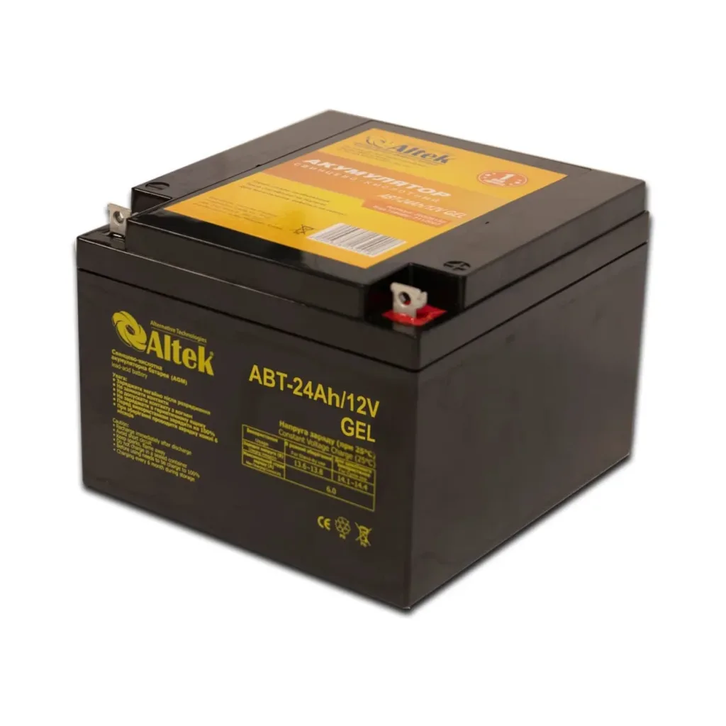 Акумулятор ALTEK ABT 24Аh 12V GEL